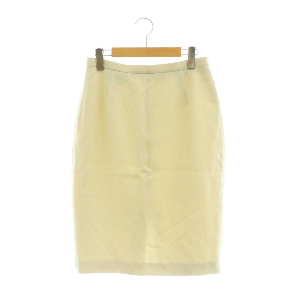 Max Mara White Tag Jacket & Skirt Set Tailored Tight 44 Light Beige CX — view 4