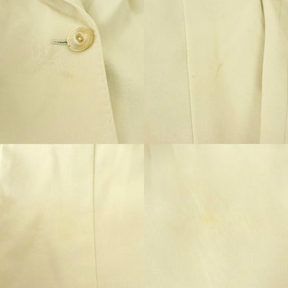Max Mara White Tag Jacket & Skirt Set Tailored Tight 44 Light Beige CX — view 8