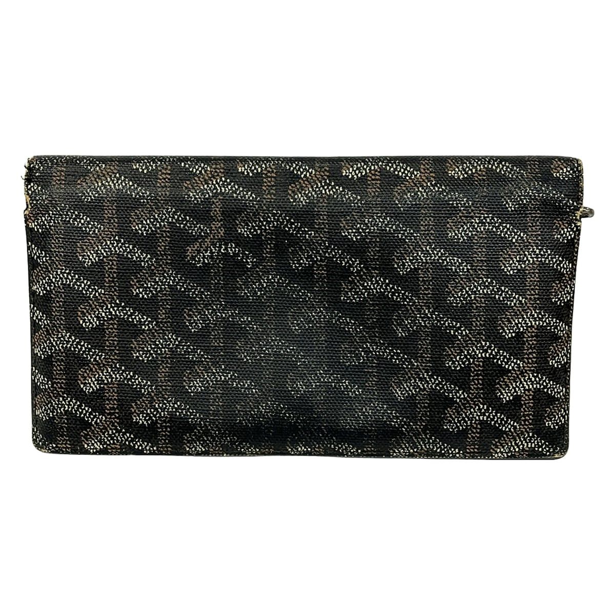 Goyard Wallet Re Sully Black Beige White — view 2