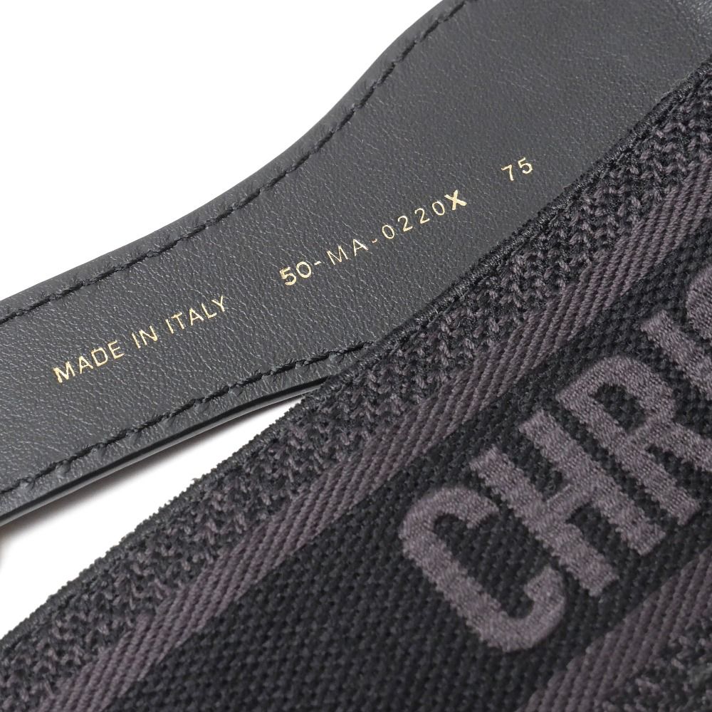 Dior Belt 75 Logo Embroidery — view 5
