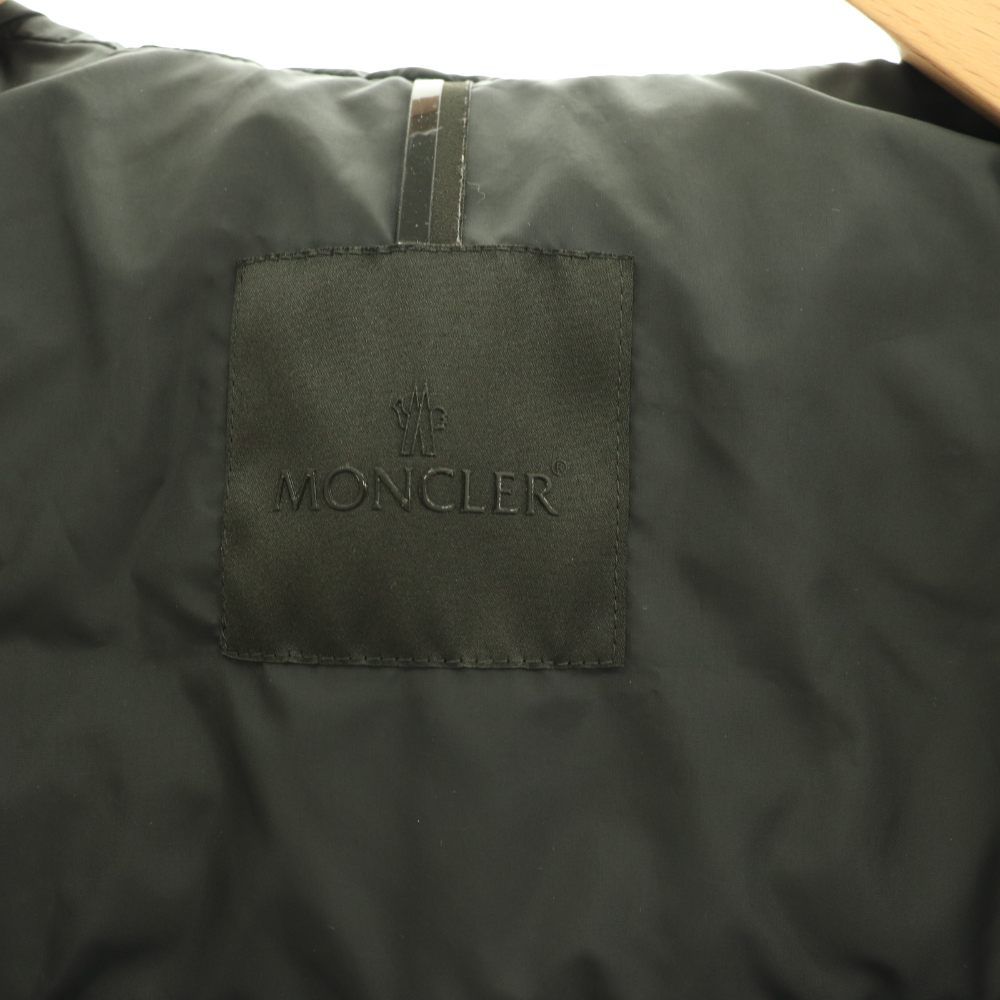 Moncler Nuviera Vest Nubiera Down Jacket Zip Up Logo Bicolor 1 Pink Black CX — view 4