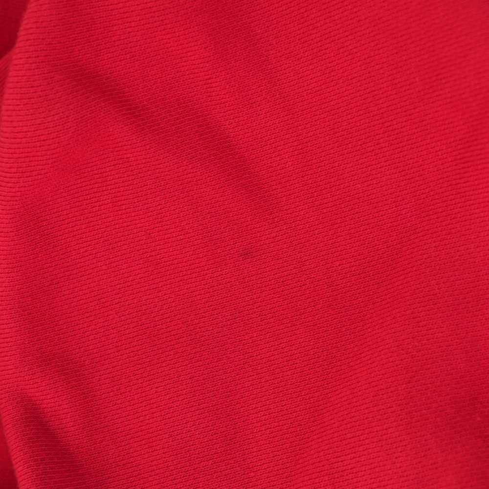 Celine Hoodie Sweatshirt Logo M Red CX AD — view 6