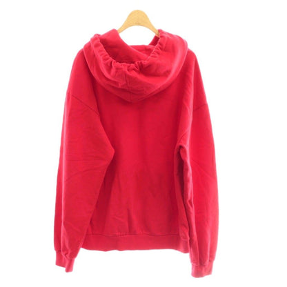 Celine Hoodie Sweatshirt Logo M Red CX AD — view 2