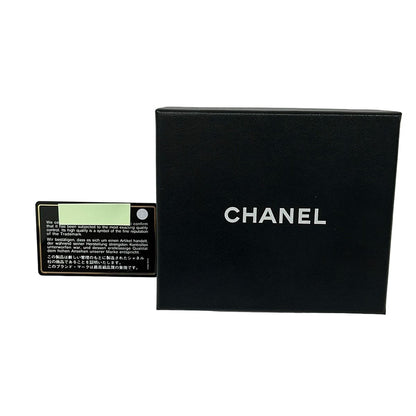 Chanel Bifold Wallet Cambon Line Black Silver Clasp Leather Lambskin — view 6