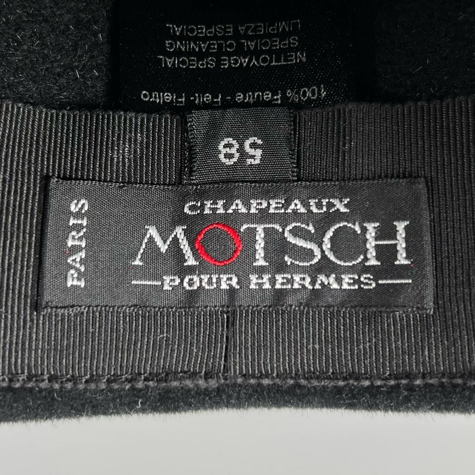 Hermes Motsch Motchi Series Button Stitch Hat — view 9