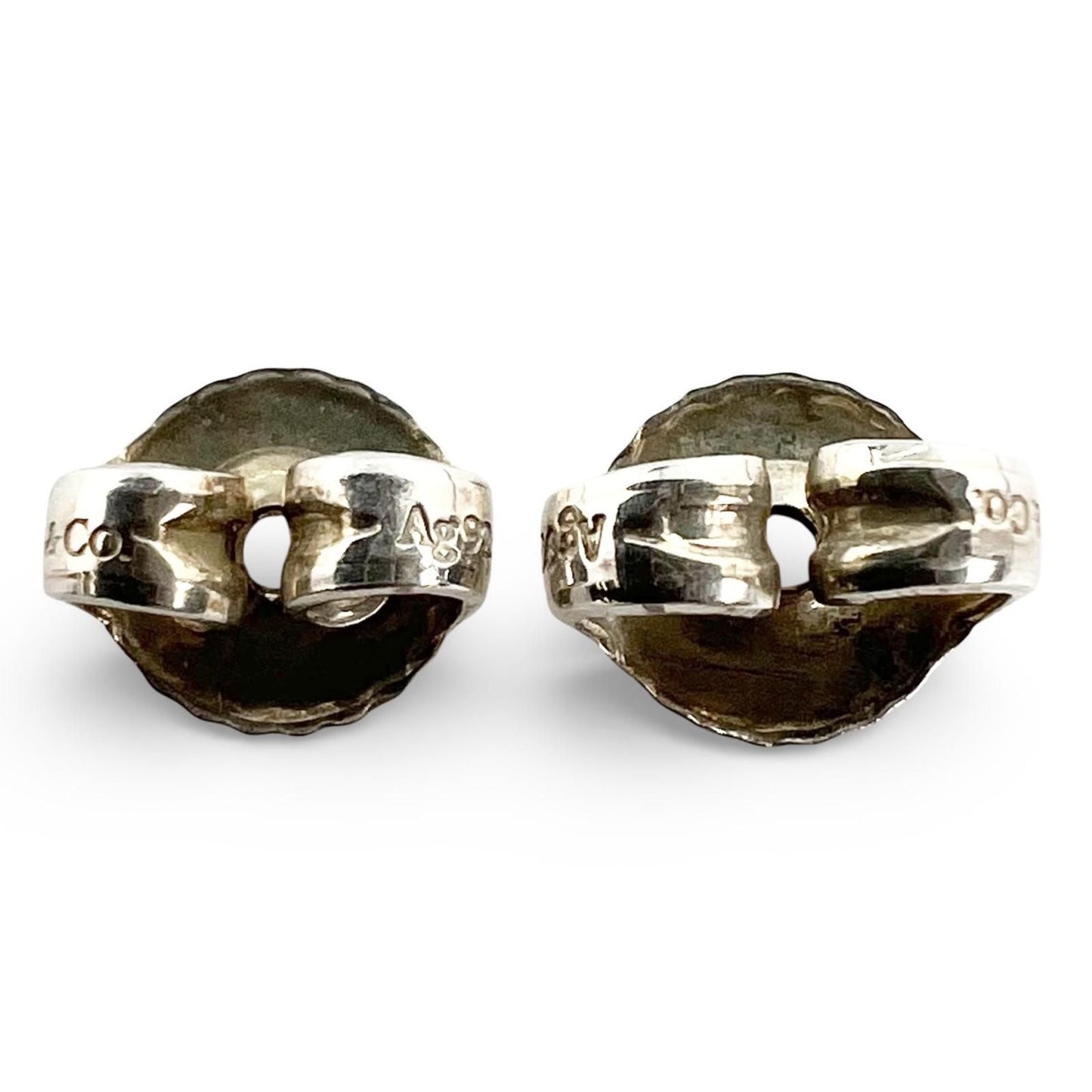 Tiffany & Co Double Long Link Earrings Silver — view 5