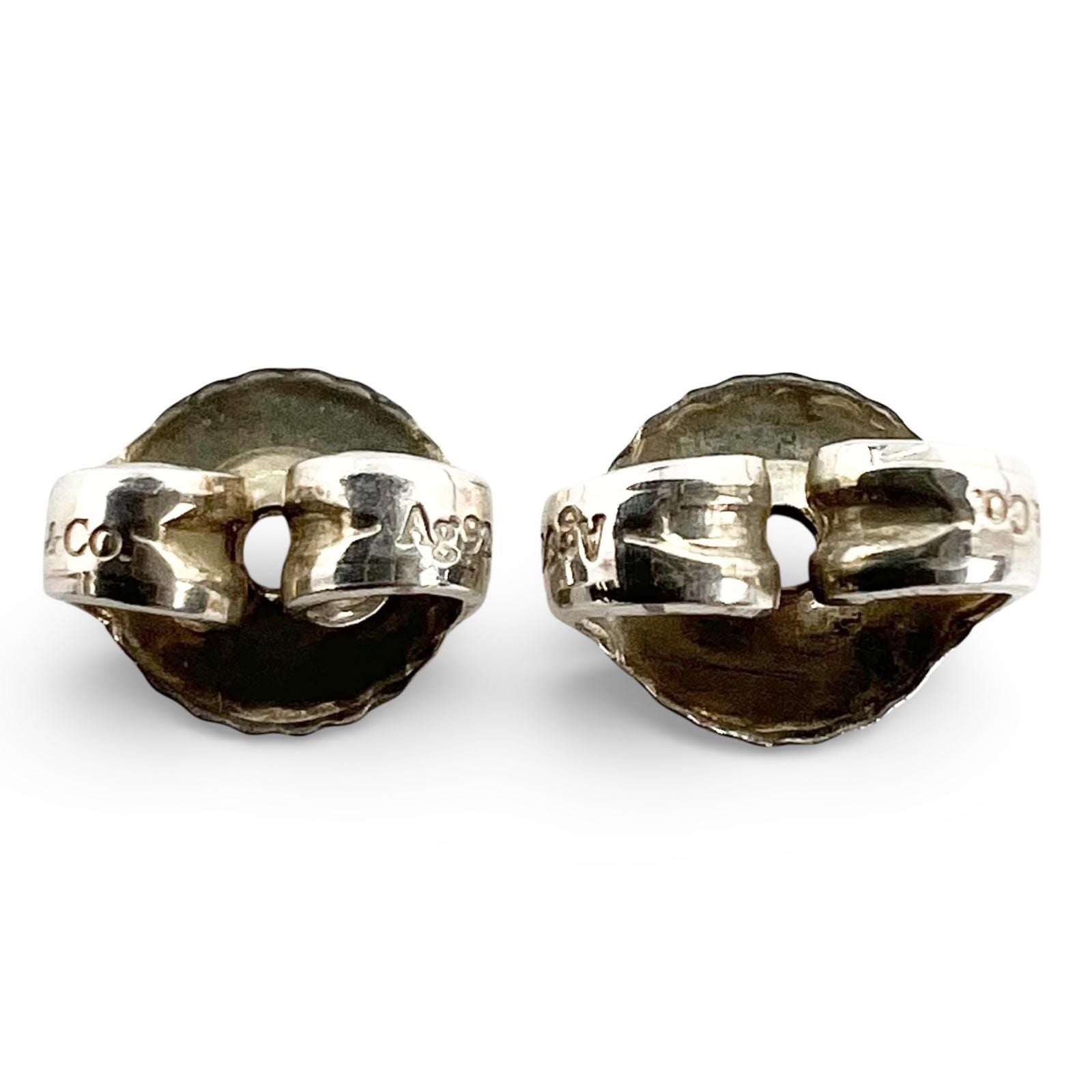 Tiffany & Co Double Long Link Earrings Silver — view 5