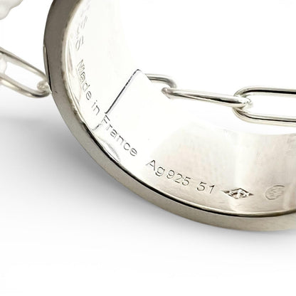 Hermes Alpha Kelly Double Ring Silver 51 to Japanese Rhinoceros — view 7