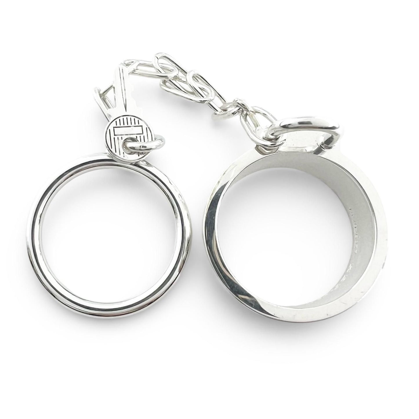 Hermes Alpha Kelly Double Ring Silver 51 to Japanese Rhinoceros — view 4
