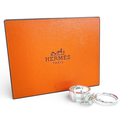 Hermes Alpha Kelly Double Ring Silver 51 to Japanese Rhinoceros — view 2