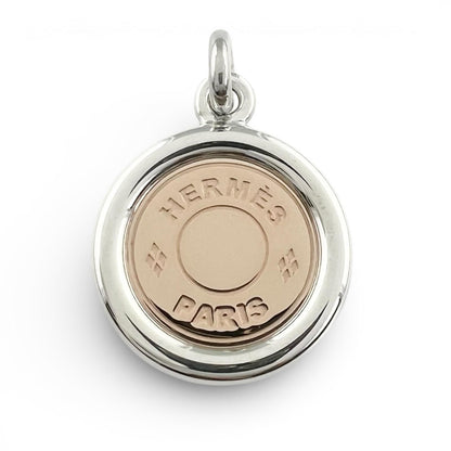 Hermes Series Pendant Necklace Silver Gold