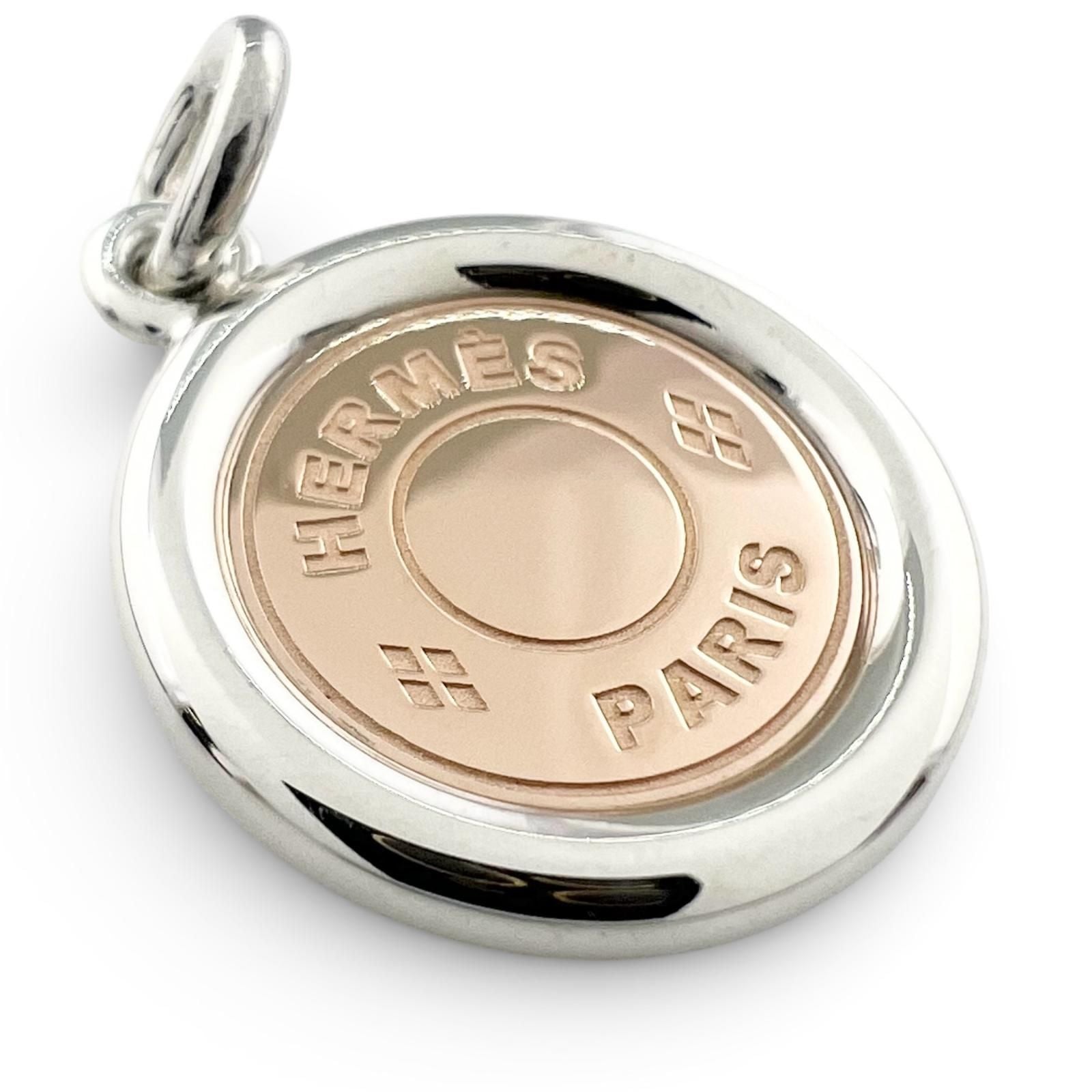 Hermes Series Pendant Necklace Silver Gold — view 3