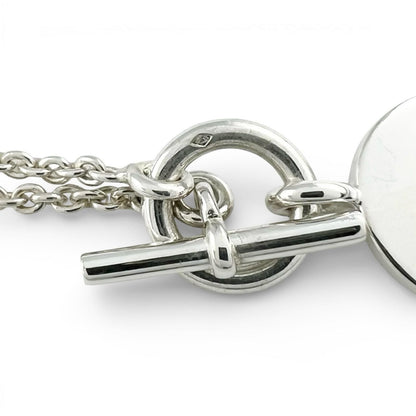 Hermes Amulet Series Exlibris Pendant Necklace 40 cm Silver — view 6