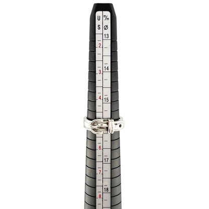 Hermes Vintage Ceinture Ring Silver
