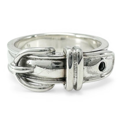 Hermes Vintage Ceinture Ring Silver