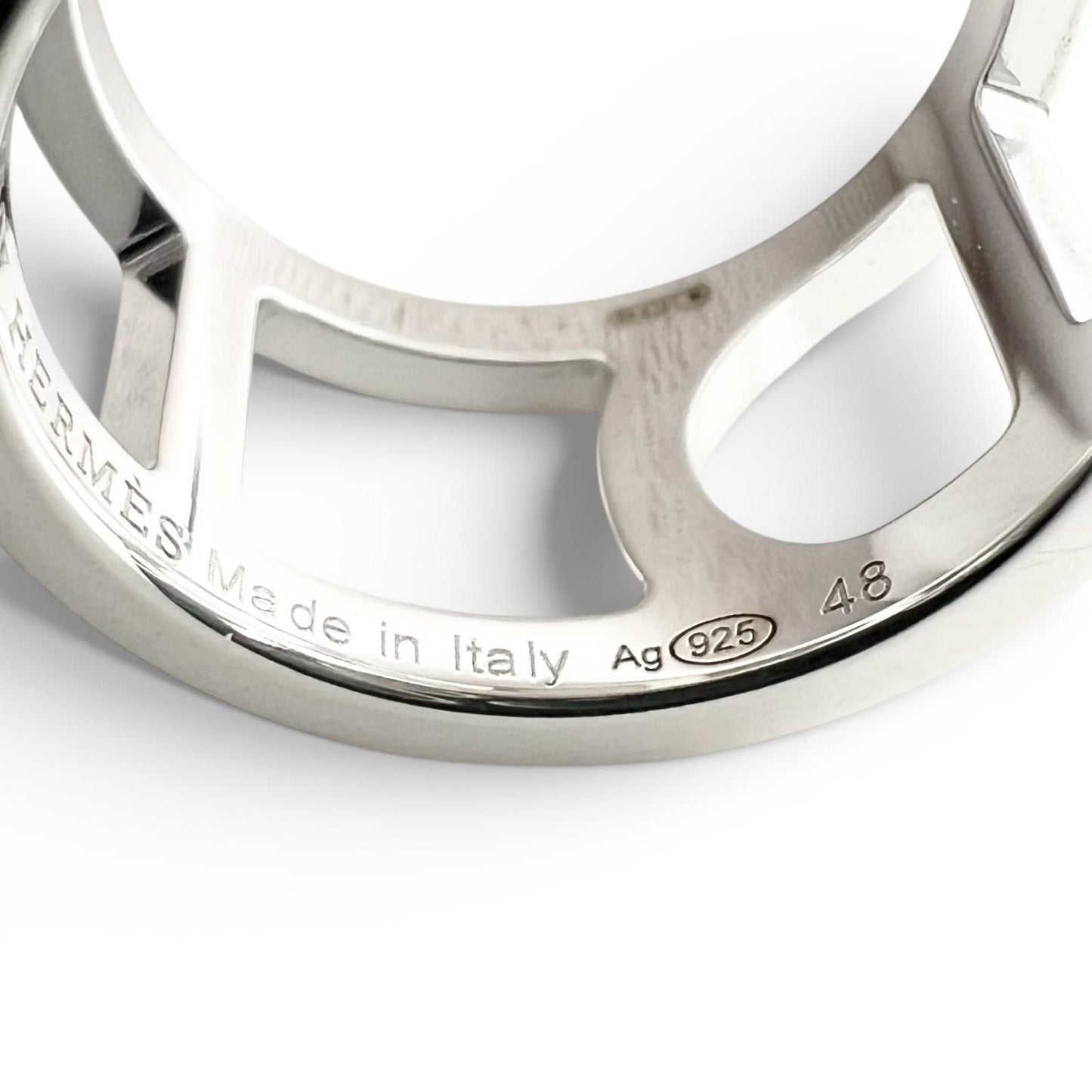 Hermes Chaine D'ancre Ring Silver — view 8