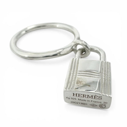 Hermes Amulet Cadena Ring Silver