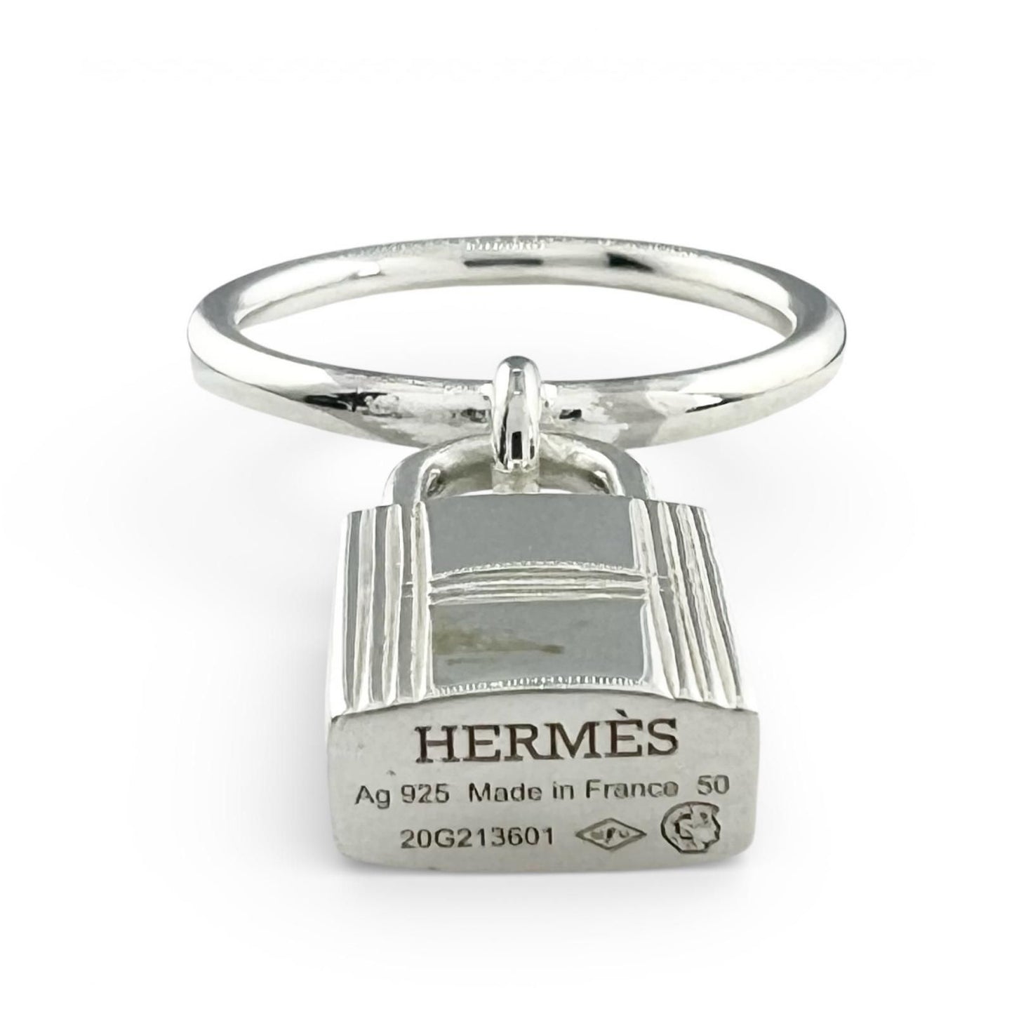 Hermes Amulet Cadena Ring Silver — view 2