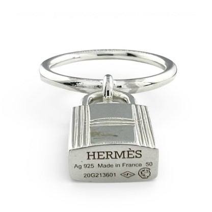 Hermes Amulet Cadena Ring Silver — view 2
