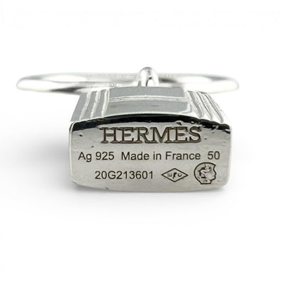 Hermes Amulet Cadena Ring Silver — view 7