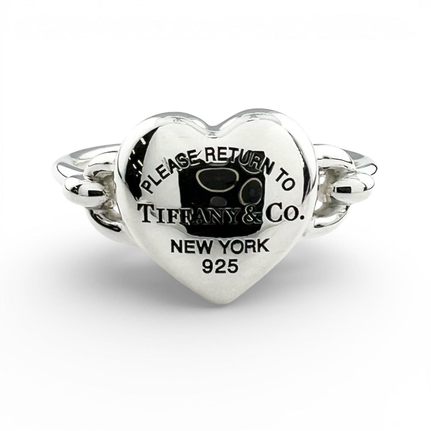 Tiffany & Co Return to Full Heart Ring Silver