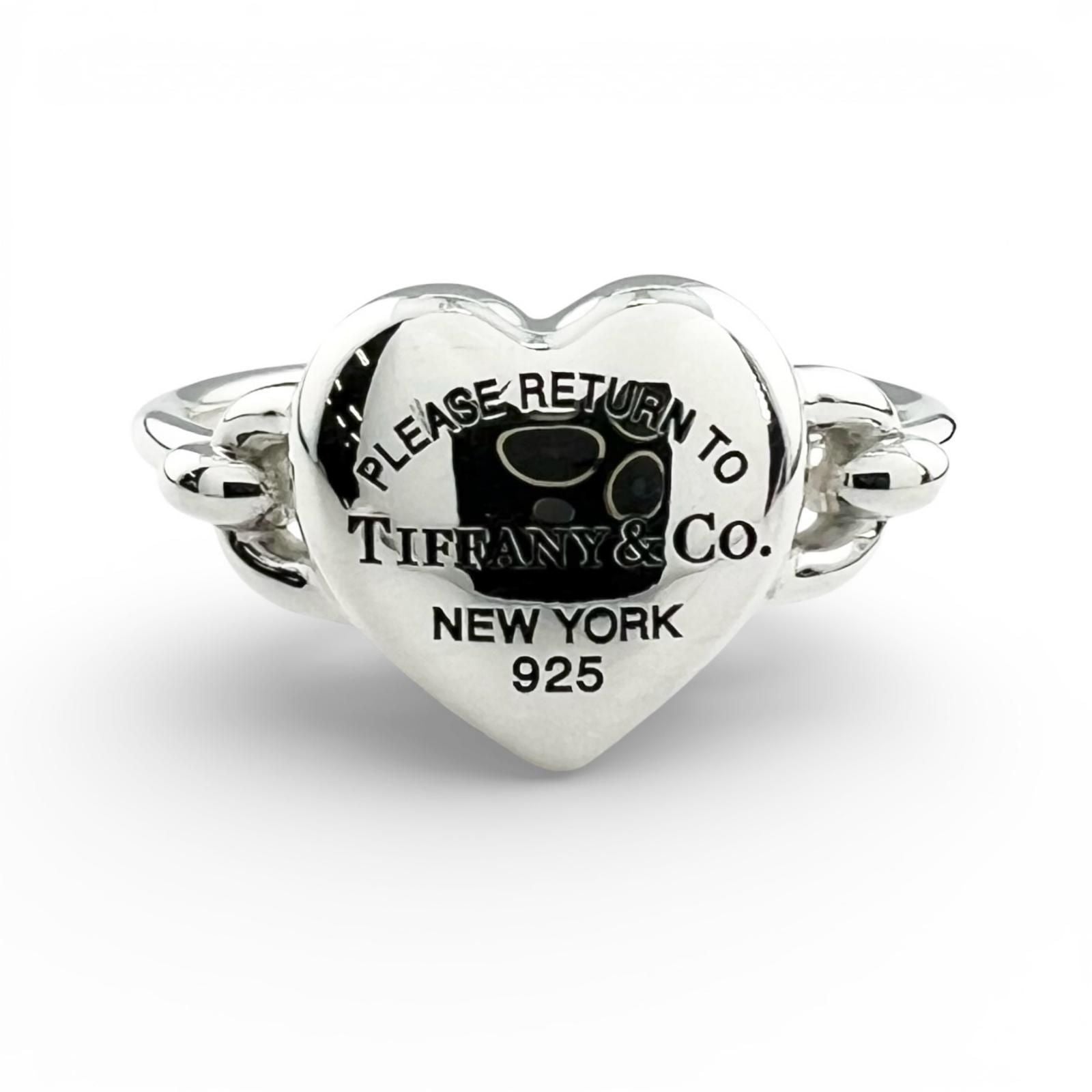 Tiffany & Co Return to Full Heart Ring Silver