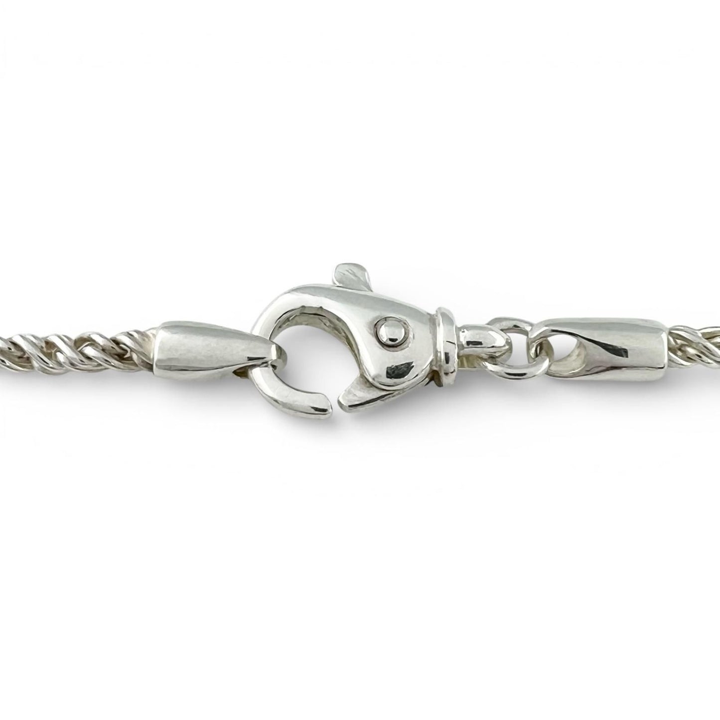 Tiffany & Co Vintage 925 750 Double Heart Puzzle Necklace Silver Gold — view 7
