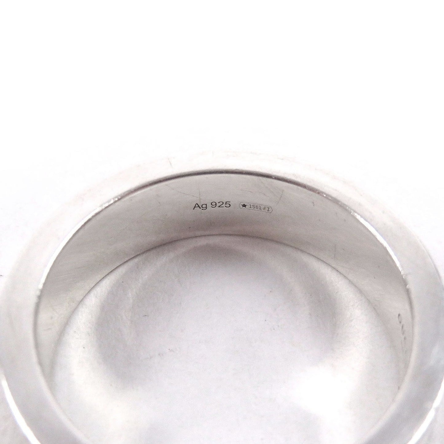 Gucci Adidas GG Logo Trefoil Ring Silver — view 5