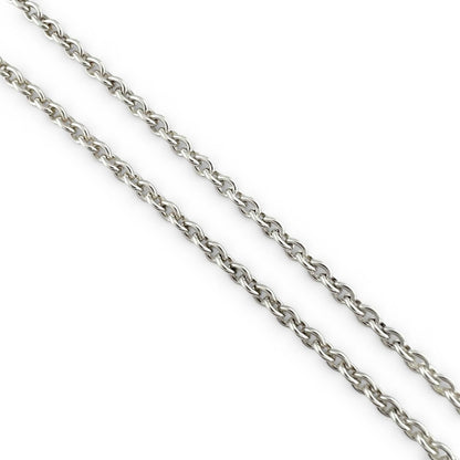 Hermes Cour de Forge Heart Necklace Pendant Silver — view 5