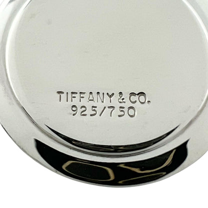 Tiffany & Co 925 750 T&c Coin Necklace Pendant Silver Gold — view 8