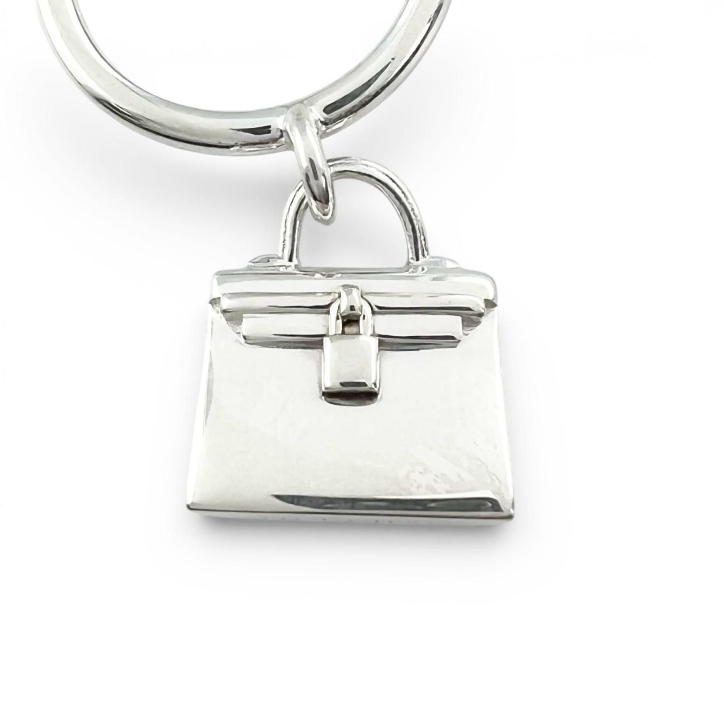 Hermes Kelly Amulet Ring Silver 48 Box Case — view 5