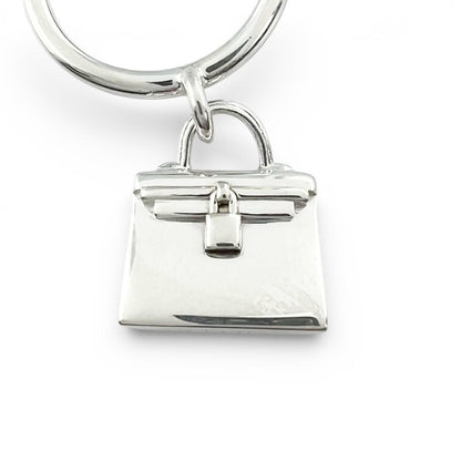 Hermes Kelly Amulet Ring Silver 48 Box Case — view 5