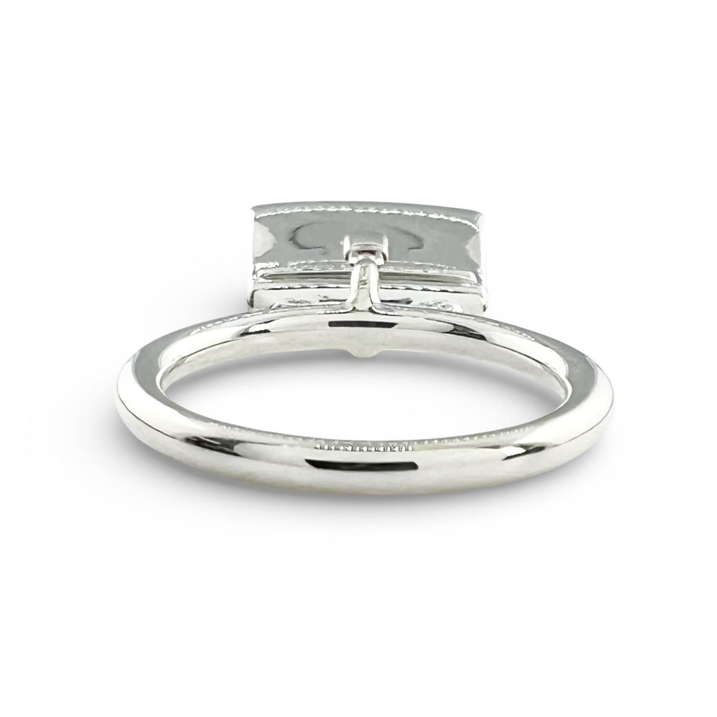 Hermes Kelly Amulet Ring Silver 48 Box Case — view 3