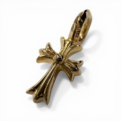 Chrome Hearts Stack CH Cross V2 22k CH Charm Pendant Top Gold Invoice — view 3