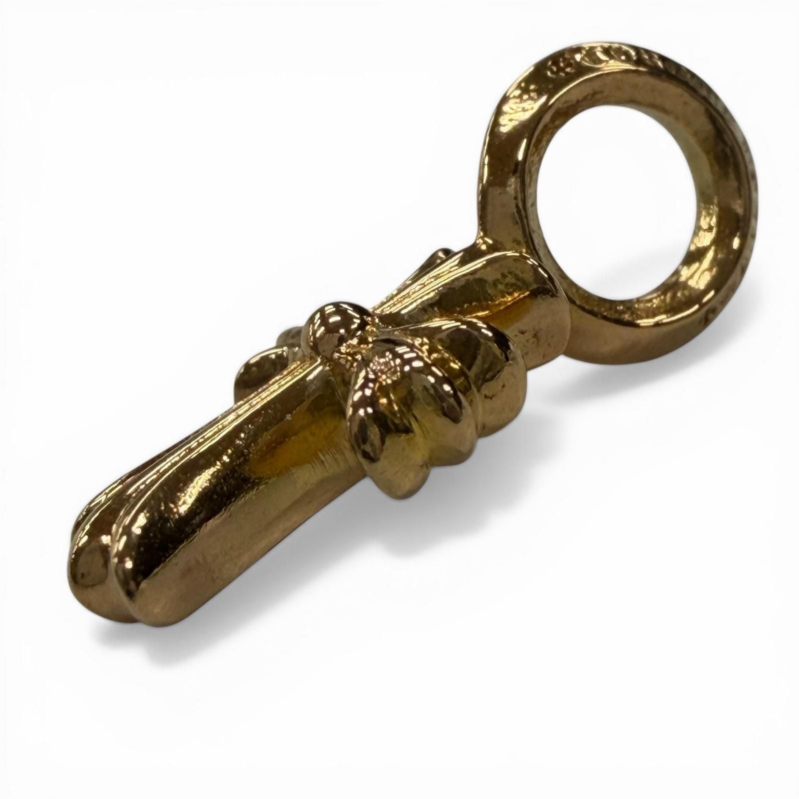 Chrome Hearts Stack CH Cross V2 22k CH Charm Pendant Top Gold Invoice — view 4