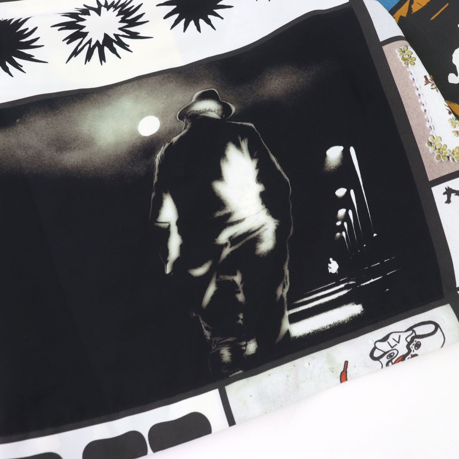 Louis Vuitton Silk 45% Logo Print LV Fanzine Pants Multicolor All Over Pattern — view 8