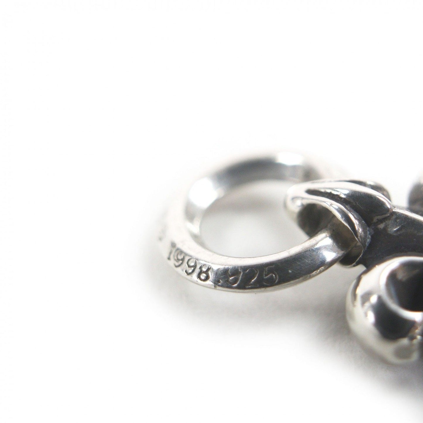 Chrome Hearts BS Necklace Charm Pendant Silver — view 4