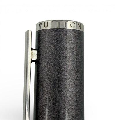 Louis Vuitton Jet Ligne NIB 18k M NIB Fountain Pen Metallic Gray Silver — view 7
