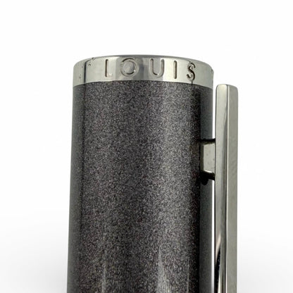 Louis Vuitton Jet Ligne NIB 18k M NIB Fountain Pen Metallic Gray Silver — view 6