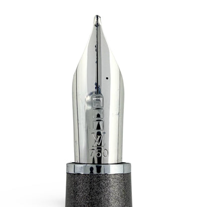 Louis Vuitton Jet Ligne NIB 18k M NIB Fountain Pen Metallic Gray Silver — view 4