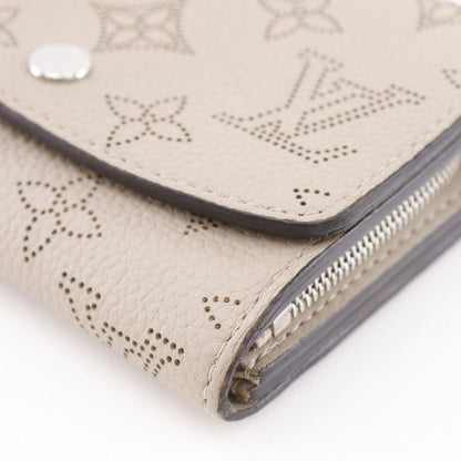 Louis Vuitton Portefeuille Iris Compact Monogram Mahina Gale Gray Bifold Wallet — view 5