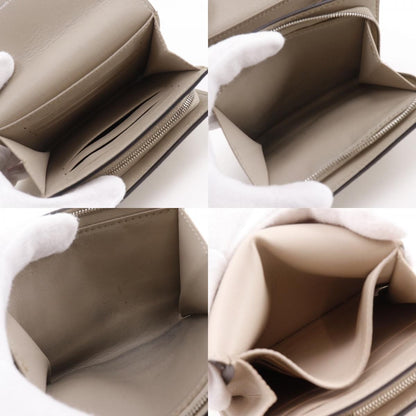 Louis Vuitton Portefeuille Iris Compact Monogram Mahina Gale Gray Bifold Wallet — view 8