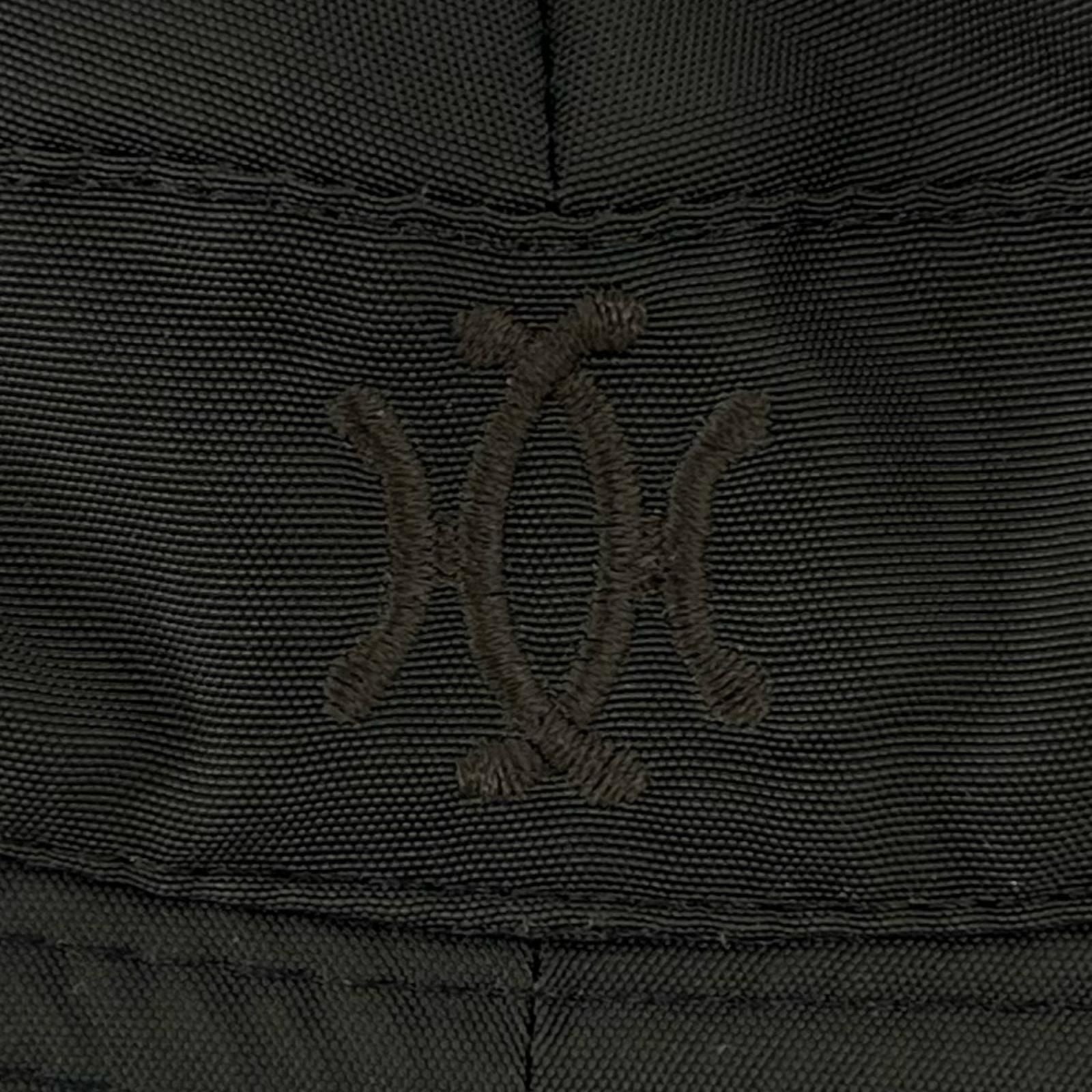 Hermes Motsch Lift Embroidery Nylon Bucket Hat Dark Brown 56 — view 7