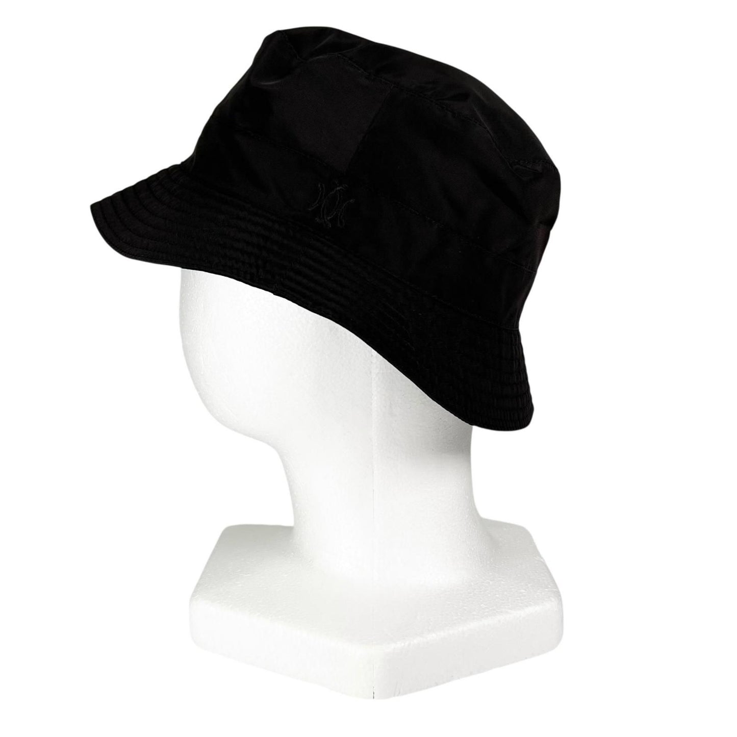 Hermes Motsch Lift Embroidery Nylon Bucket Hat Dark Brown 56 — view 3
