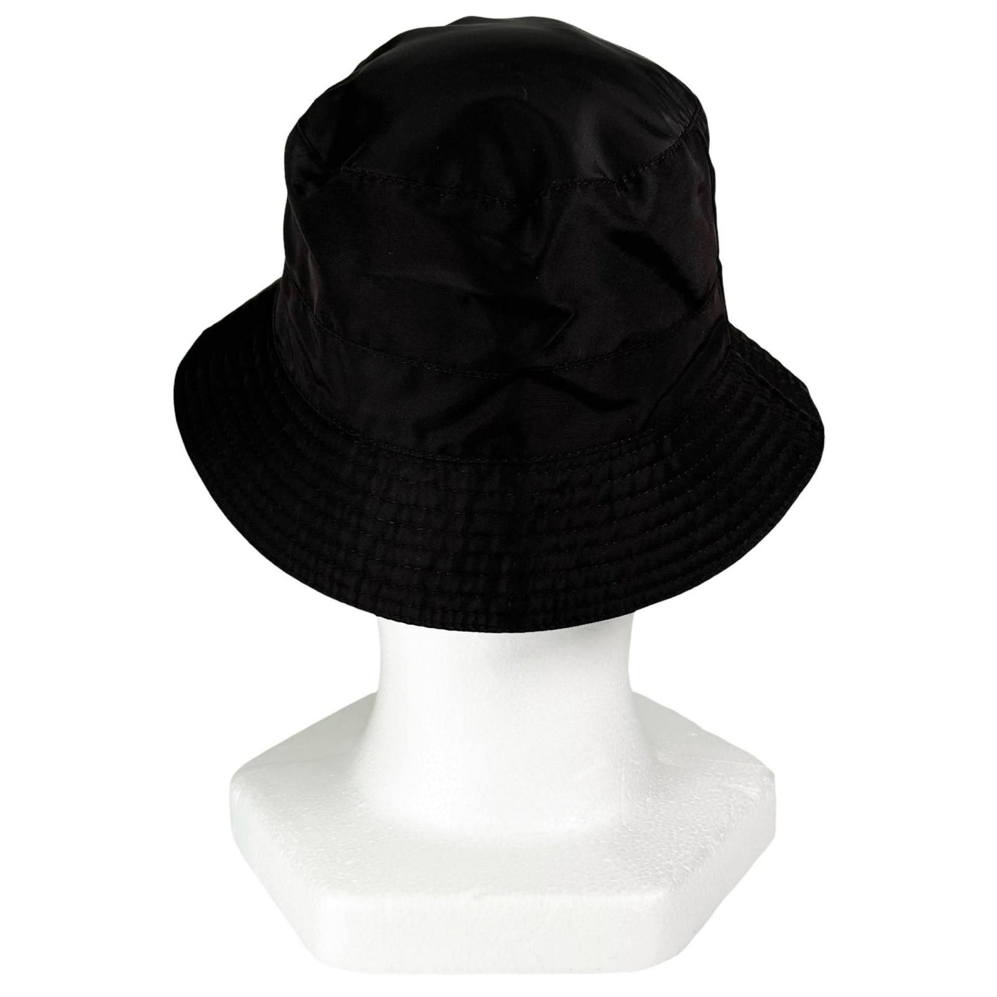 Hermes Motsch Lift Embroidery Nylon Bucket Hat Dark Brown 56 — view 4
