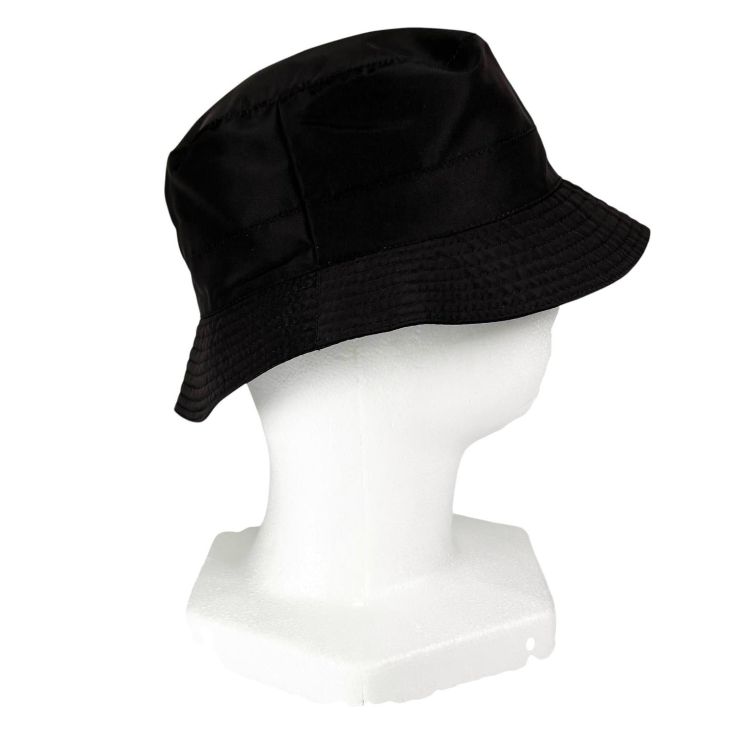 Hermes Motsch Lift Embroidery Nylon Bucket Hat Dark Brown 56 — view 5