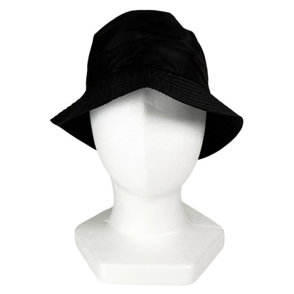 Hermes Motsch Lift Embroidery Nylon Bucket Hat Dark Brown 56 — view 2