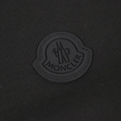 Moncler Zip UP Cardigan Logo Patch Double Zip Track Jacket Black — view 7
