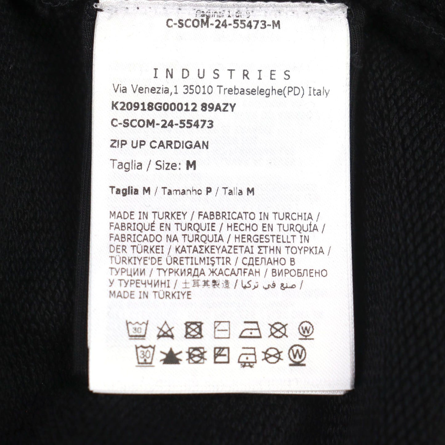 Moncler Zip UP Cardigan Logo Patch Double Zip Track Jacket Black — view 8