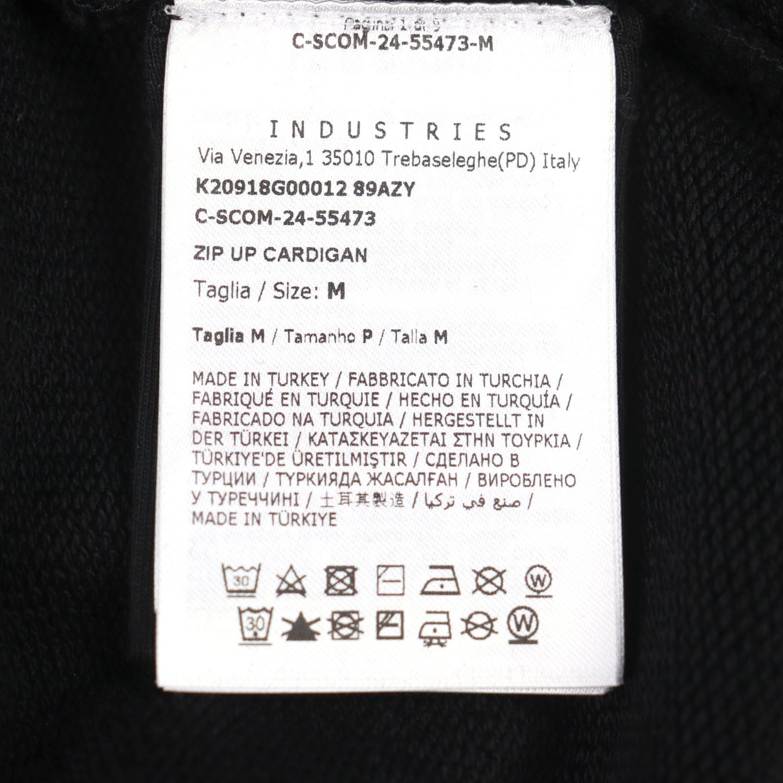 Moncler Zip UP Cardigan Logo Patch Double Zip Track Jacket Black — view 8